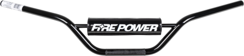 Fire Power - Fire Power Carbon Steel Coated Handlebar - Black - 063201011