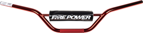Fire Power - Fire Power Carbon Steel Anodized Handlebar - Red - 063200941