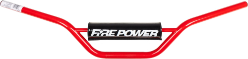 Fire Power - Fire Power Carbon Steel Coated Handlebar - Red - 063201041
