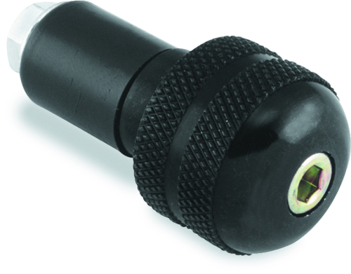 BikeMaster - BikeMaster Anti-Vibration Bar Ends - 1in. - Black - 261316