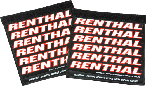Renthal - Renthal Clean Grip Covers - Black/Red/White - G251