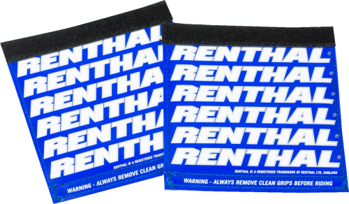 Renthal - Renthal Clean Grip Covers - Blue/Silver/White - G253