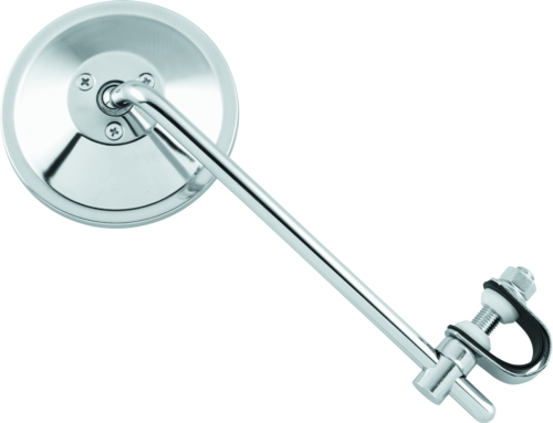 BikeMaster - BikeMaster Universal Clamp-On Mirror - 8in. Stem - 600005
