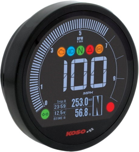 Koso North America - Koso North America DL-04 Multifunction Gauge - BA077410