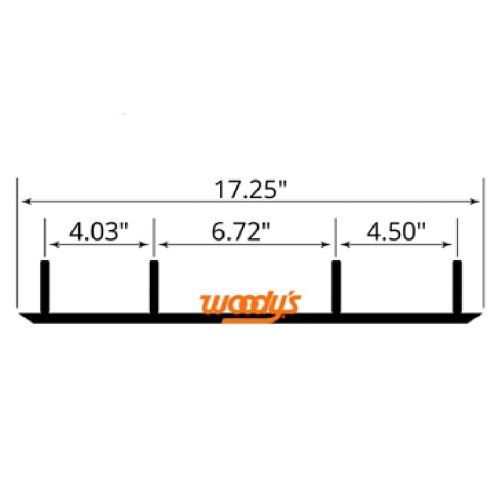 Woodys - Woodys Hard Mountain Ace Carbide Runner - Pair - ACH-5000