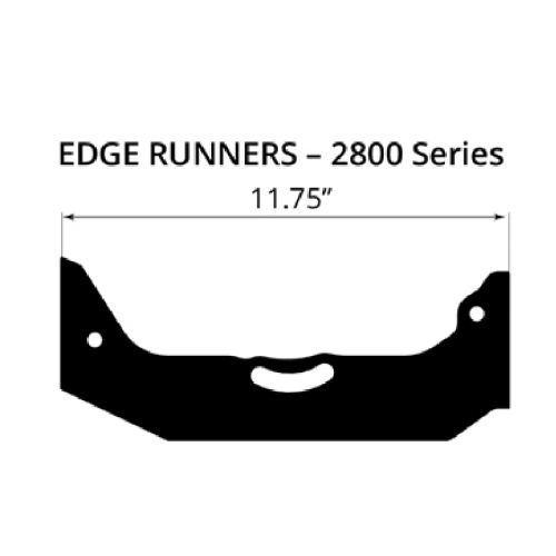 Woodys - Woodys 2800 Series Carbide Runner - 90deg. 7in. - ETS7-2800