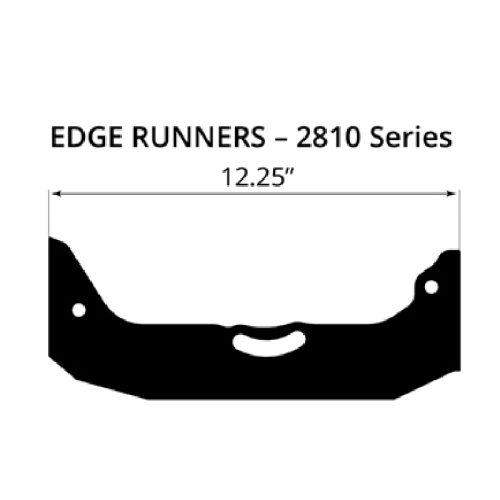 Woodys - Woodys 2800 Series Carbide Runner - 90deg. - 5in. - ETX5-2810