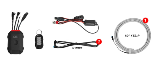 XK Glow - XK Glow XKMax Atomix Universal Accent Strip Light Kit - 1x80in - MX-BG-MINI