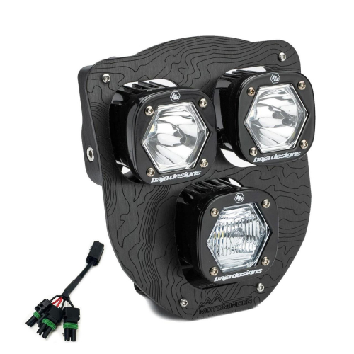 Baja Designs - Baja Designs S1 Triple LED Headlight Kit - 387019