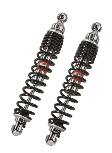 Bitubo - Bitubo WME0 Adjustable Twinshocks with Spring Preload - Chrome - Y0002WME03