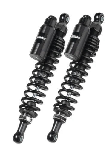 Bitubo - Bitubo WMT0 Adjustable Twinshocks with Spring Preload - Chrome - Y0069WMT02V2