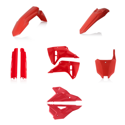 Acerbis - Acerbis Full Plastic Kit - Red - 2986760004