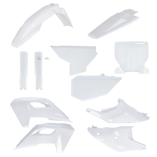 Acerbis - Acerbis Full Plastic Kit - White - 2986610002