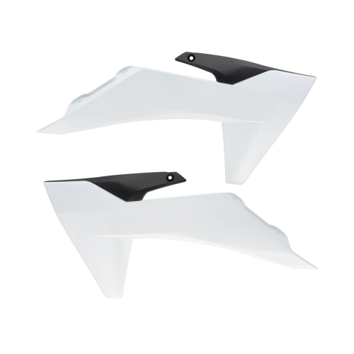 Acerbis - Acerbis Radiator Scoop - White/Black - 2986961035