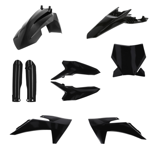 Acerbis - Acerbis Full Plastic Kit - Black - 2986990001