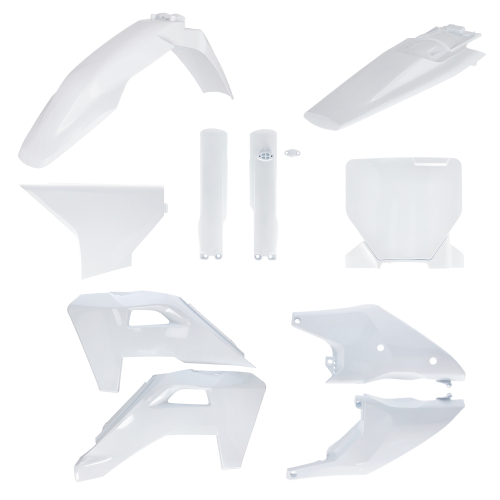 Acerbis - Acerbis Full Plastic Kit - White - 2986846811