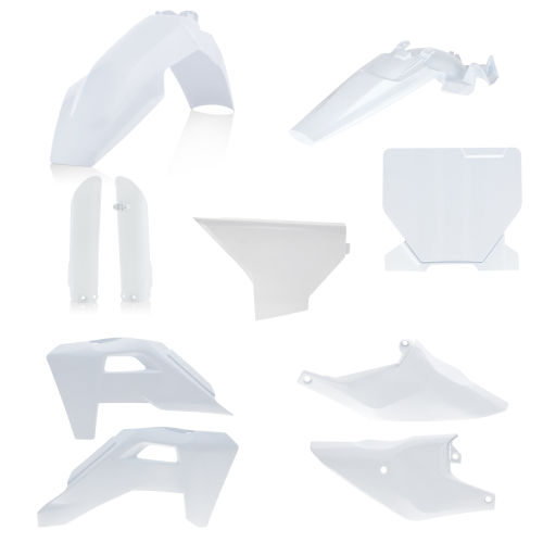 Acerbis - Acerbis Full Plastic Kit - White - 2987416811