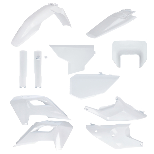 Acerbis - Acerbis Full Plastic Kit - White - 2986650002