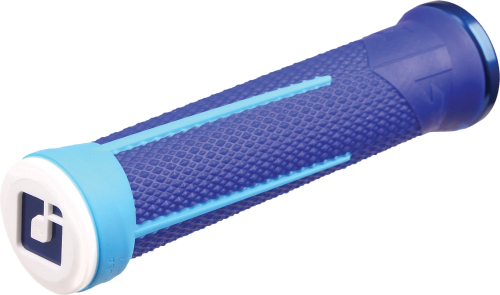 ODI - ODI AG1 BMX Grips - Bright Blue/Lite Blue with Blue - D35A1BU-U