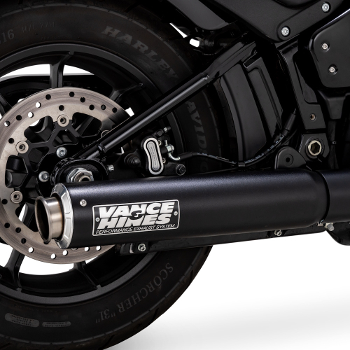 Vance & Hines - Vance & Hines Supersport Slip-On - Wrinkle Black - 46746