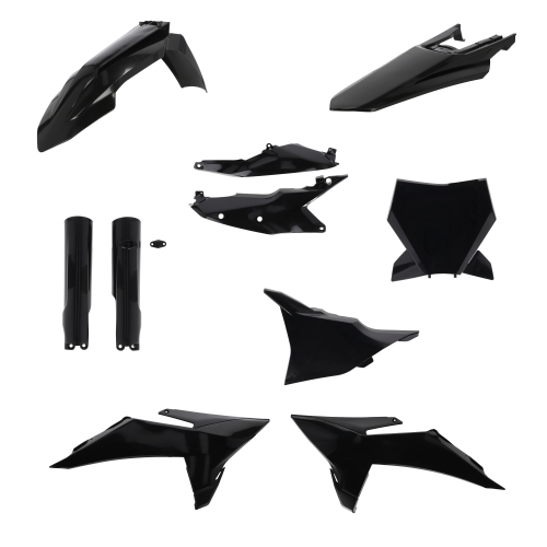 Acerbis - Acerbis Full Plastic Kit - Black - 2986810001