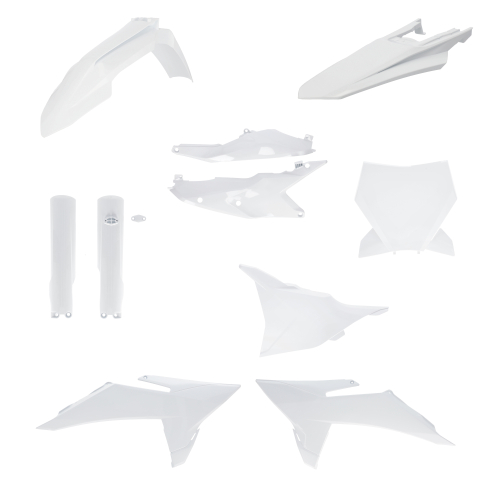 Acerbis - Acerbis Full Plastic Kit - White - 2986810002