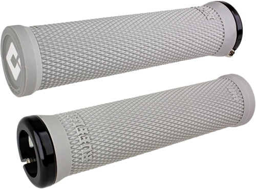 ODI - ODI Ruffian V2.1 PWC Lock-On Grips - 135mm - Gray/Black - L33RFG-B