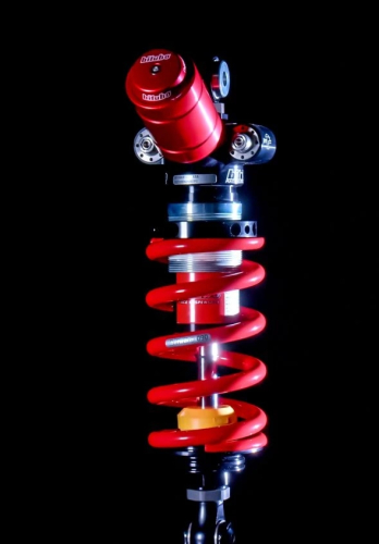 Bitubo - Bitubo XXT Adjustable Monoshock with Hydraulic Spring Preload - Red - Y0157XXT11