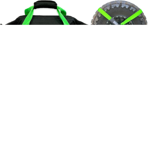 Rhino USA - Rhino USA Car Tie-Down Lasso Straps - Snap-Hooks - Green - TD-VSLASSO-GRN-SNAP