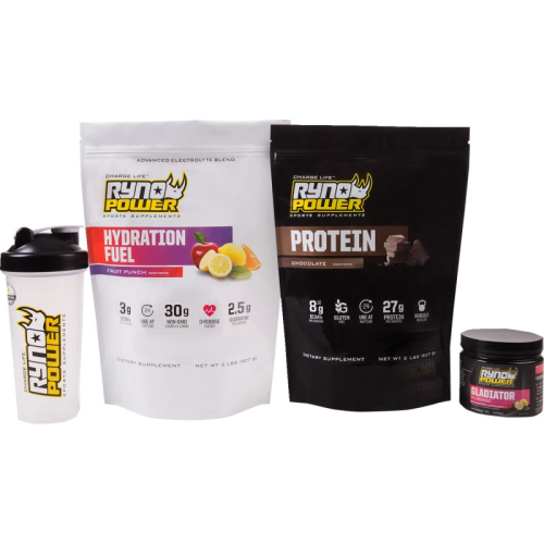 Ryno Power - Ryno Power Essentials Power Package - Chocolate/Fruit Punch Package - PKG-ESNTL-CHOC-FP