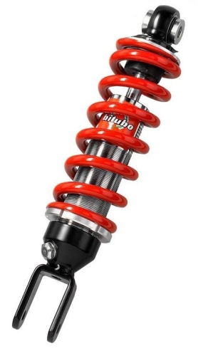 Bitubo - Bitubo WZB0 Adjustable Monoshock with Spring Preload - Red - SC124WZB02