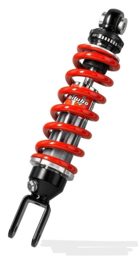 Bitubo - Bitubo WAE0 Adjustable Monoshock with Spring Preload - Red - SC110WAE01