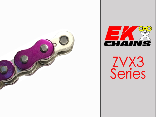 Vortex - Vortex 525 ZVX3 Chain - 120 Links - Metallic Purple - 525ZVX3-120AP