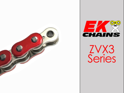 Vortex - Vortex 525 ZVX3 Chain - 120 Links - Metallic Red - 525ZVX3-120AR