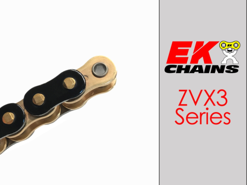Vortex - Vortex 525 ZVX3 Chain - 150 Links - Black/Gold - 525ZVX3-150KG