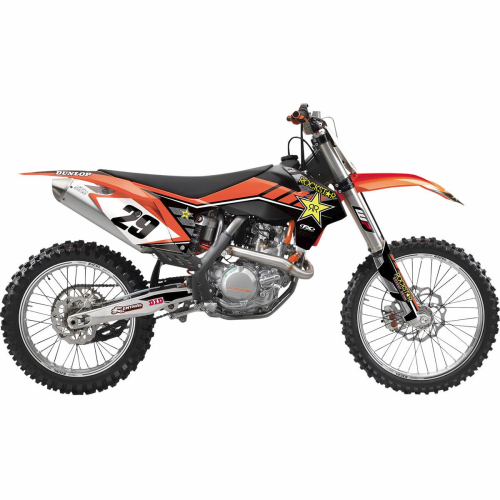 Factory Effex - Factory Effex Rockstar Energy Drink 2016 Graphics Kit - Orange - 19-07530