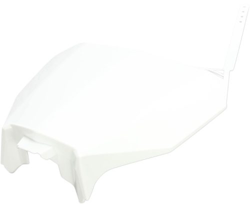 UFO Plastics - UFO Plastics Front Number Plate - White - HO04686041