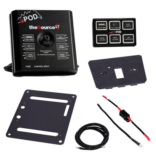 sPOD - sPOD Mini6 SourceLT Center Console Kit - 870139