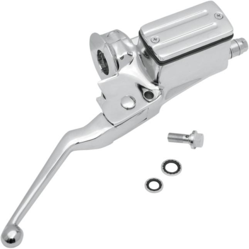 Drag Specialties - Drag Specialties Master Cylinder Assembly with Lever and Clamp Half - 3/4in. Bore - 0610-0503