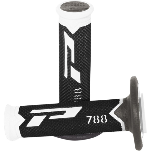 Pro Grip - Pro Grip Cross Triple Density 788 Grips - White/Black/Tan - PA078800WNT