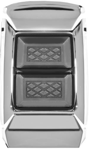Kuryakyn - Kuryakyn Enygma Brake Pedal Pad - Chrome - 10045-1