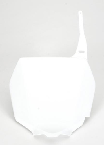 UFO Plastics - UFO Plastics Front Number Plate - White - KA03701047