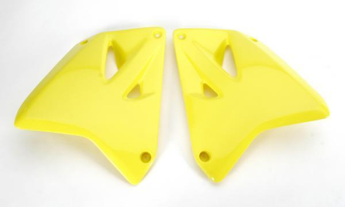 UFO Plastics - UFO Plastics Radiator Covers - 01-12 RM Yellow - SU03987102