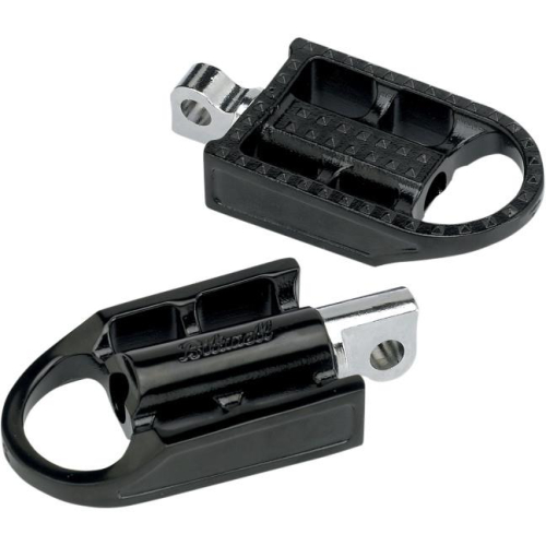 Biltwell Inc. - Biltwell Inc. Mushman Footpegs - Black Electroplate - 7002-201-01