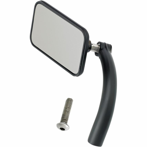 Biltwell Inc. - Biltwell Inc. Rectangular Perch Mount Utility Mirror - Black - 6502-100-101