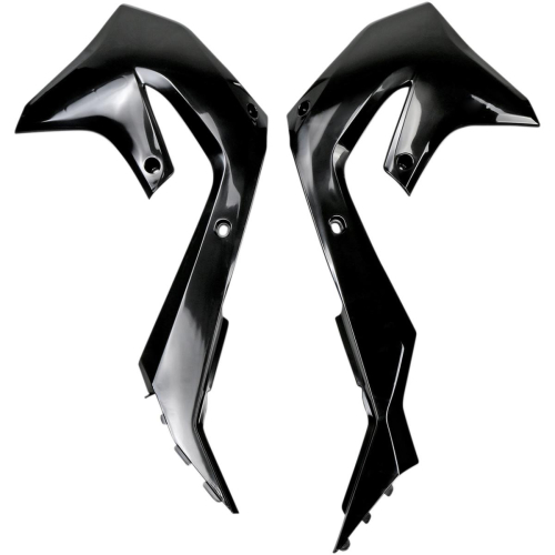 UFO Plastics - UFO Plastics Radiator Covers - Black - KA04751001