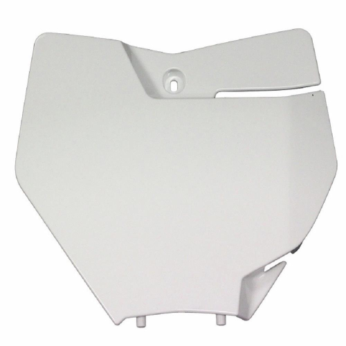 UFO Plastics - UFO Plastics Front Number Plate - White - KT04051#047