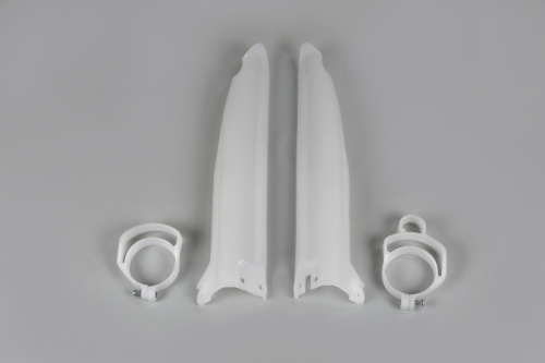 UFO Plastics - UFO Plastics Fork Slider Protectors - White - KA03704280