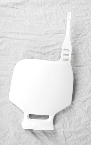 UFO Plastics - UFO Plastics Front Number Plate - White - YA02874046