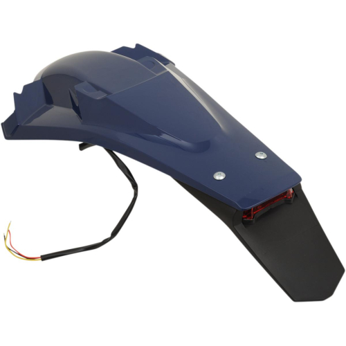 UFO Plastics - UFO Plastics Enduro Rear Fender with Light - Husky Blue - HU03388087